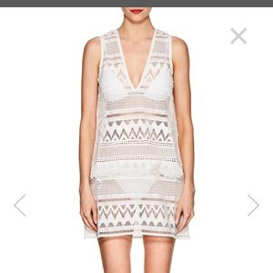 Kisuii White Lace Shift Dress Coverup WORN ONCE